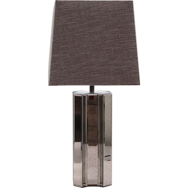 Mirror Gray Table Lamp