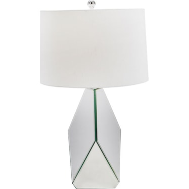 Multi-faceted Mirror Table Lamp