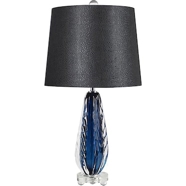 Crystal Blue Lamp