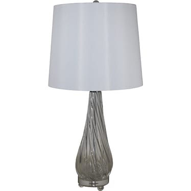 Twist Glass Table Lamp