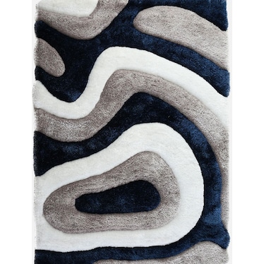 Mateos Gray Ripples Rug