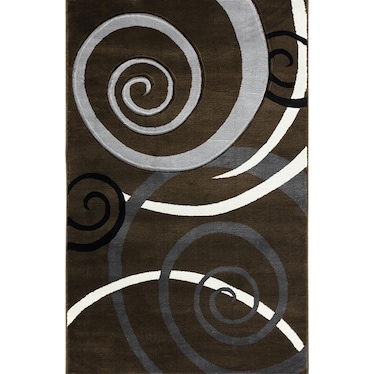 Orelsi Brown Loops Rug