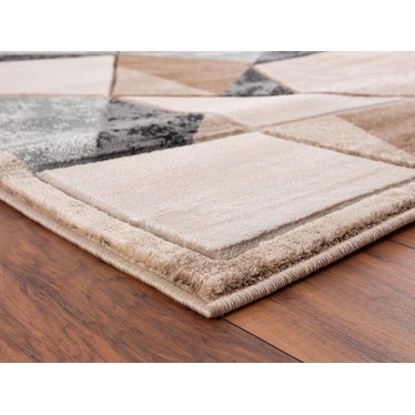 Orelsi Brown Shapes Rug