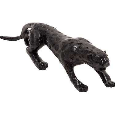 Black Leopard Tabletop Decor