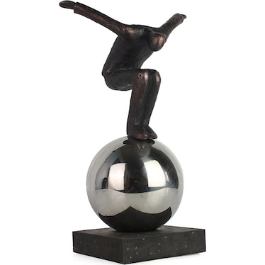 Bronze Metal Balancing Man