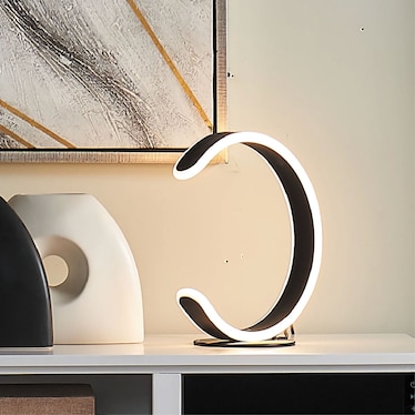 Luma Black LED Table Lamp