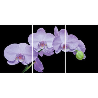 Light Purple Flowers Acrylic Wall Art