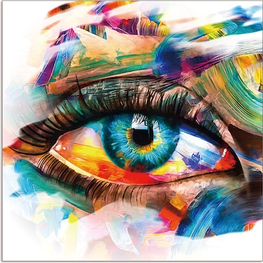 Colors Eye Acrylic Wall Art