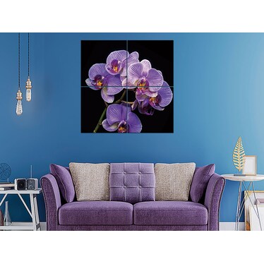 Purple Orchid Acrylic Wall Art