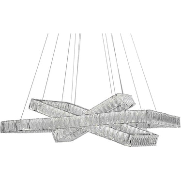 Crystal Elegance LED Chandelier