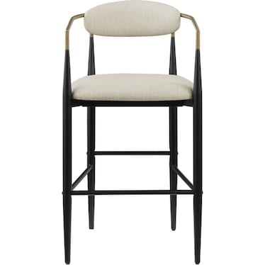 Dunaway Beige 30" Bar Stool