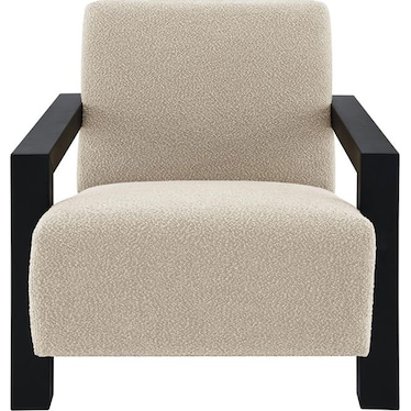 Reese Beige Boucle Accent Chair