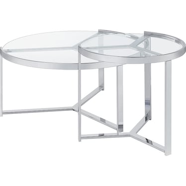 Elowen 2 Pcs Nesting Coffee Tables