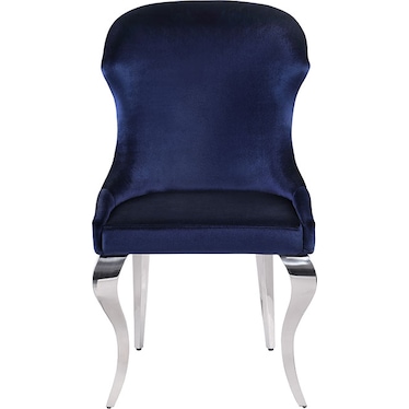 Kai Blue Upholstered Side Chair