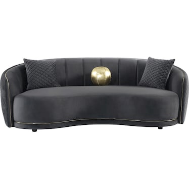 Dumont Velvet Sofa