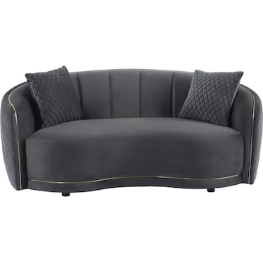 Dumont Velvet Loveseat