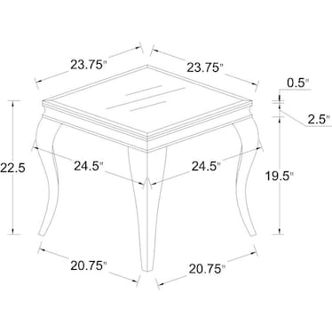 Layla End Table