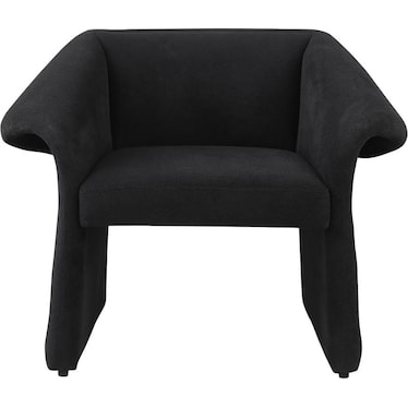 Vernon Black Accent Chair