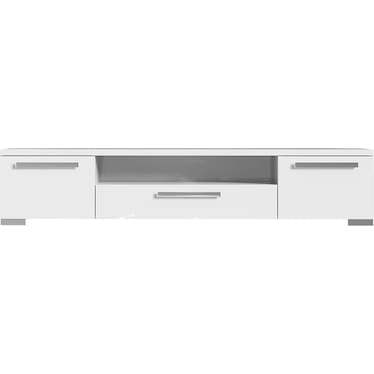 Panama Glossy White 126" Wall Unit