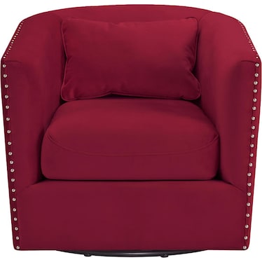 Stanton Swivel Chair Red