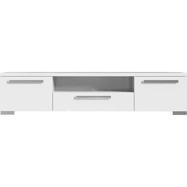 Panama Glossy White 116" Wall Unit