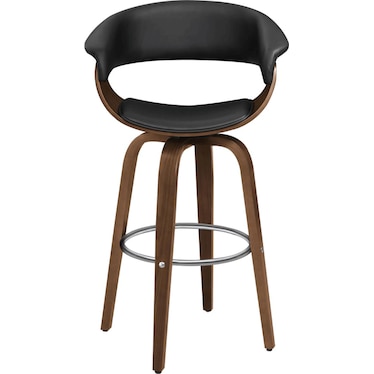 Martin Black Swivel 30" Bar Stool