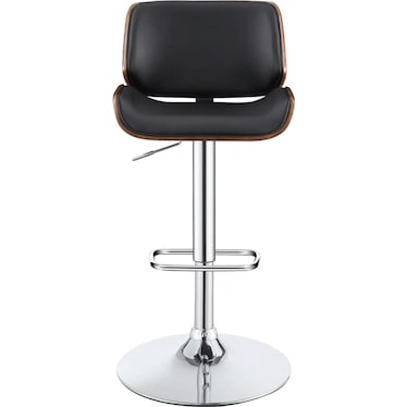 Taylor Black Adjustable Bar Stool