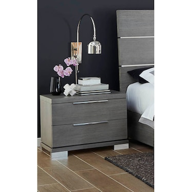 Milano Grey Night Stand