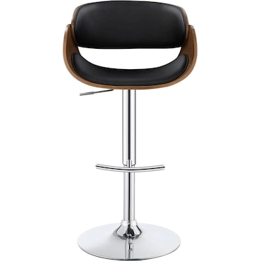 Gibson Black Adjustable Bar Stool