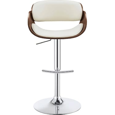 Gibson Cream Adjustable Bar Stool