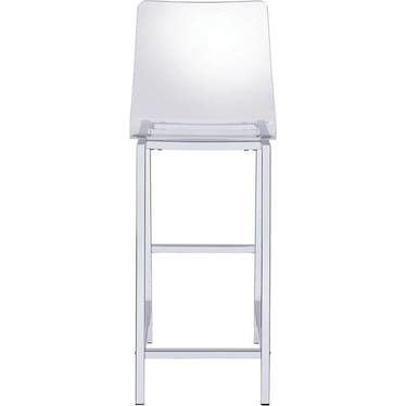 Elza Acrylic 30" Counter Height Barstool