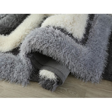 Mida Gray Steps Rug