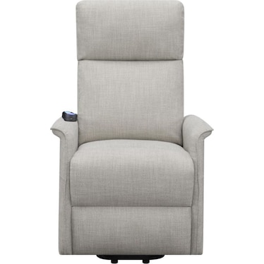 Herrera Beige Power Lift Massage Recliner