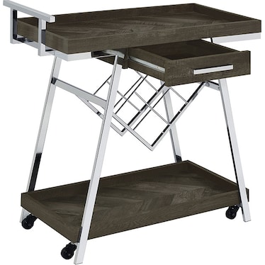 Cassian Black Bar Cart