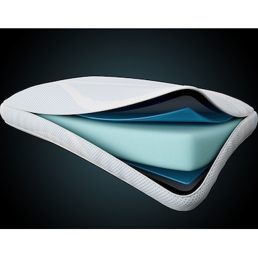 Tempur-Breeze ProHi + Advanced Cooling King Pillow