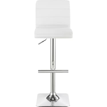 Blair White Adjustable Stool