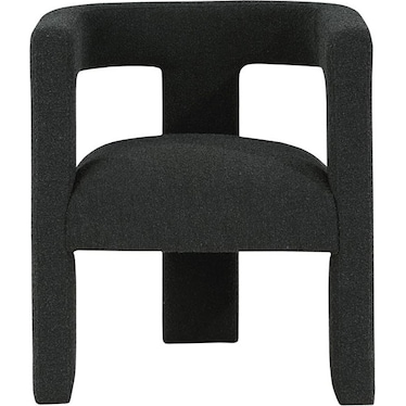 Liam Black Boucle Accent Chair