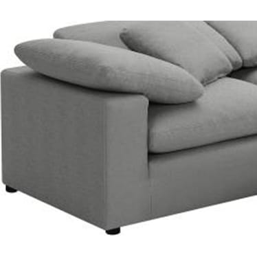 Daphne Grey Boucle 2pc Sofa