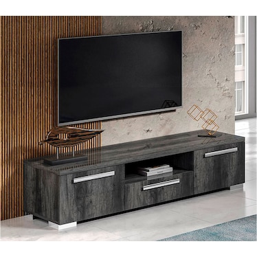 Panama Glossy Gray 76" TV Unit