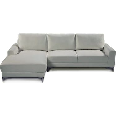 New York Light Gray Left Sectional