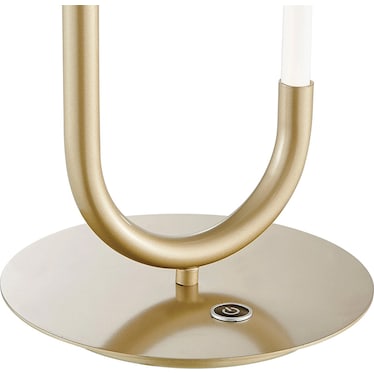 Led Single Clip Gold Table Lamp