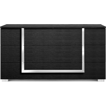 Antonella Black Matte Dresser