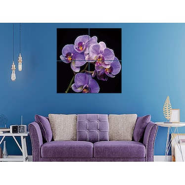 Purple Orchid Acrylic Wall Art