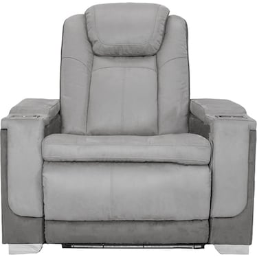 Mirapella Gray Dual Power Recliner