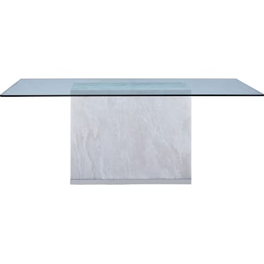 Miramar Marble 78" Rectangular Table