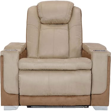 Mirapella Brown Dual Power Recliner