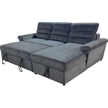 Hannes Right Storage Chaise Sleeper Sectional