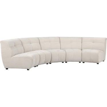 Florence Curved 5 Pcs Sectional