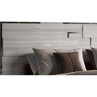 Infinity Gray Queen Bed