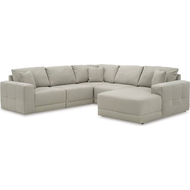 Demis RAF Chaise 5PC Sectional